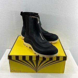 Circus by Sam Edelman Bethanie Lug Sole Rain Booties- Black- Size 8M- NIB